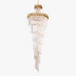 Eurmirila Crystal Spiral Chandelier - Lamp Outdoor