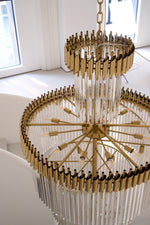 Eurmirila Crystal Spiral Chandelier - Lamp Outdoor