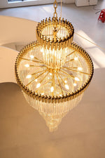 Eurmirila Crystal Spiral Chandelier - Lamp Outdoor