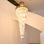 Eurmirila Crystal Spiral Chandelier - Lamp Outdoor