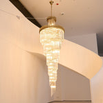 Eurmirila Crystal Spiral Chandelier - Lamp Outdoor