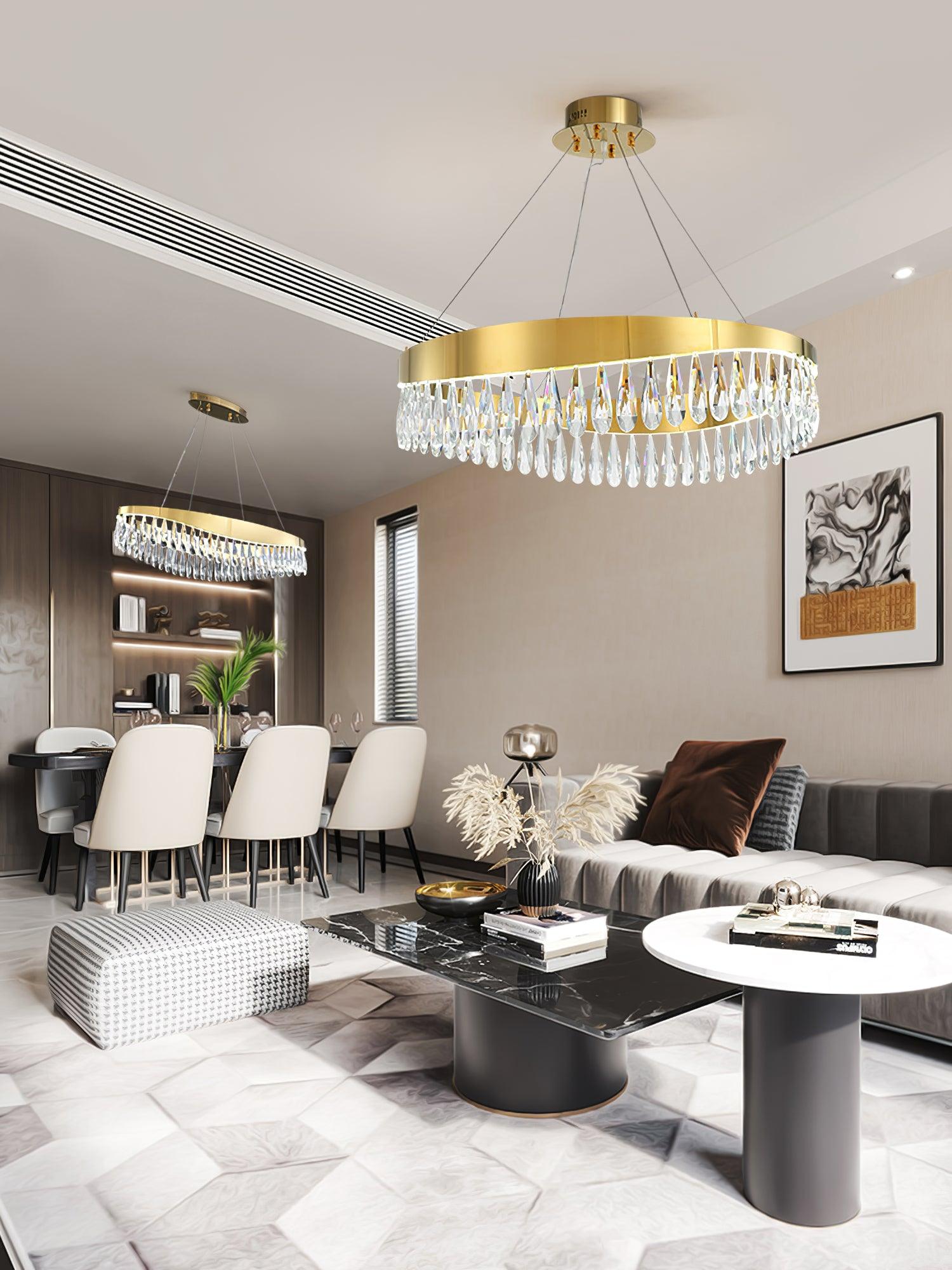 Crystal Sticks Chandelier - Lamp Outdoor