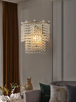 Crystal Waterfall Wall Light - Lamp Outdoor