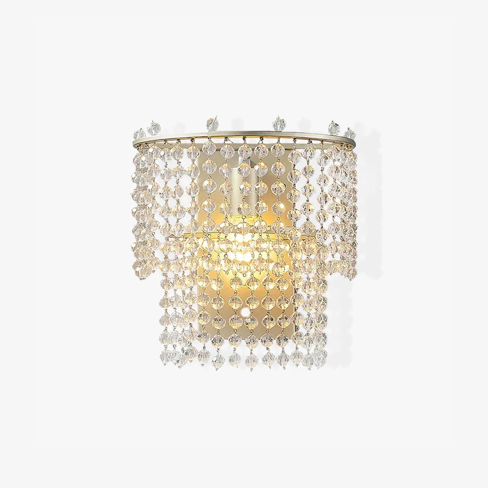 Crystal Waterfall Wall Light - Lamp Outdoor