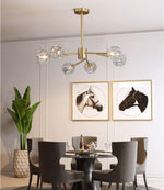 Crystal Ball Round Cluster Chandelier - Lamp Outdoor
