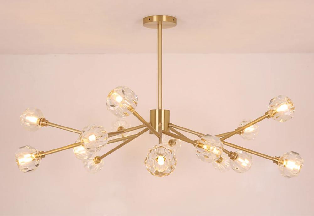 Crystal Ball Round Cluster Chandelier - Lamp Outdoor