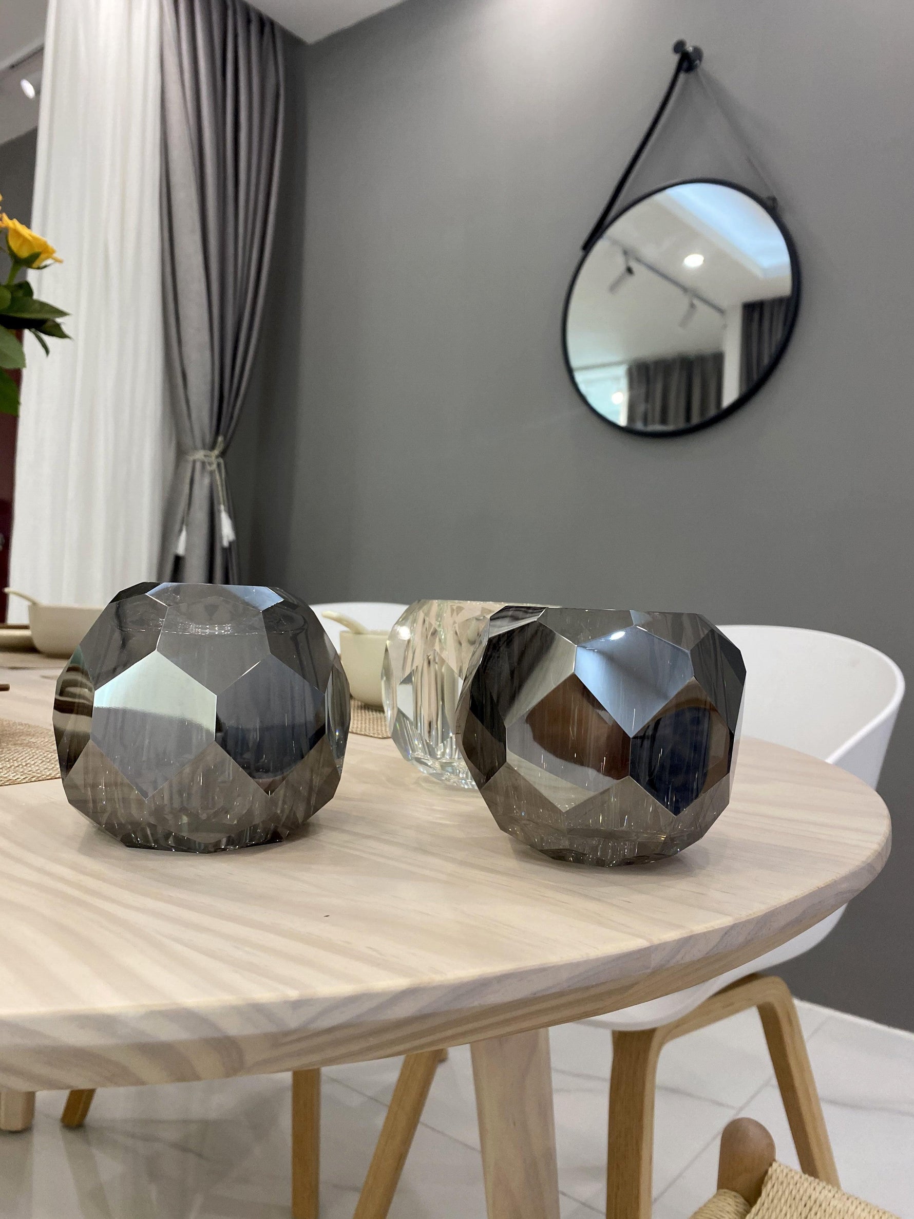 Crystal Ball Round Cluster Chandelier - Lamp Outdoor