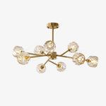 Crystal Ball Round Cluster Chandelier - Lamp Outdoor
