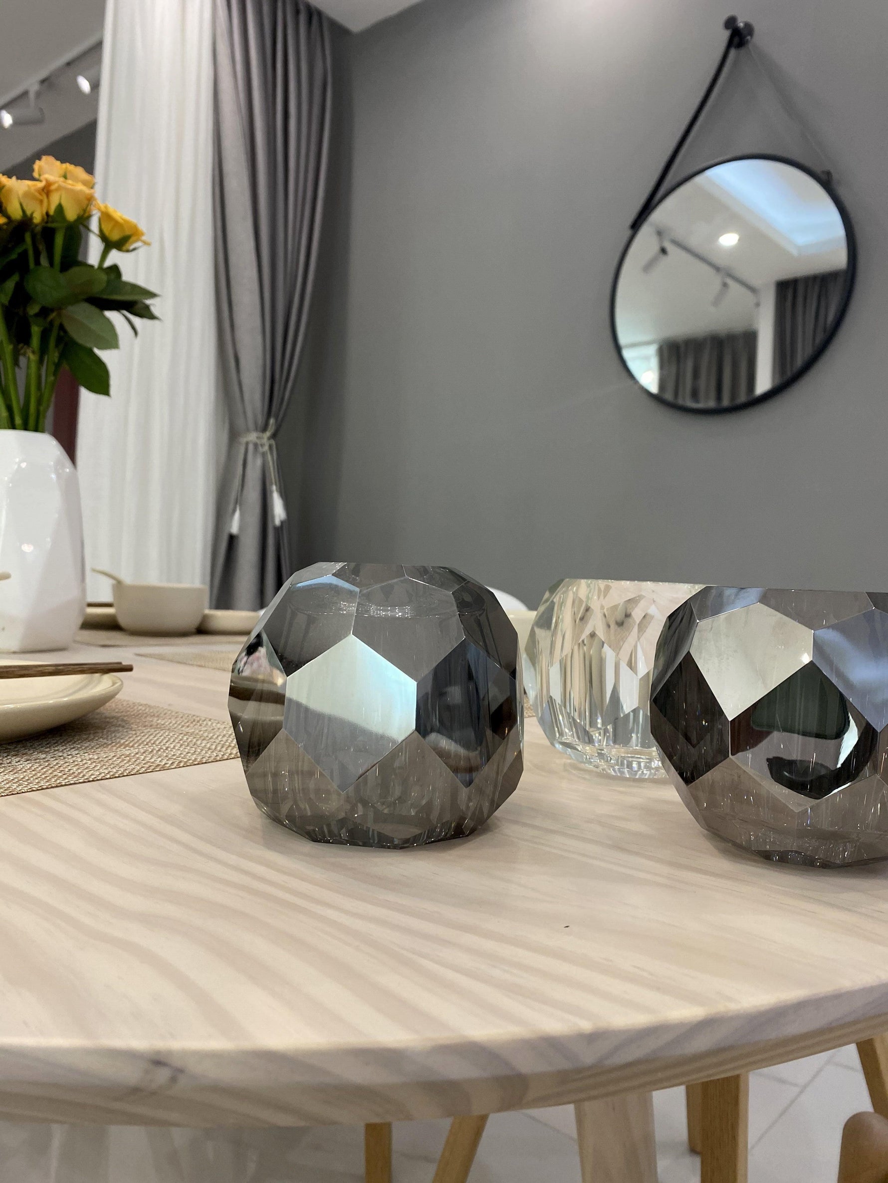 Crystal Ball Round Cluster Chandelier - Lamp Outdoor