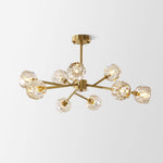 Crystal Ball Round Cluster Chandelier - Lamp Outdoor