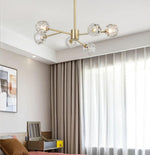 Crystal Ball Round Cluster Chandelier - Lamp Outdoor