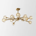 Crystal Ball Round Cluster Chandelier - Lamp Outdoor