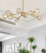 Crystal Ball Round Cluster Chandelier - Lamp Outdoor