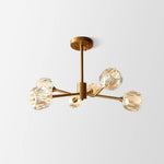 Crystal Ball Round Cluster Chandelier - Lamp Outdoor
