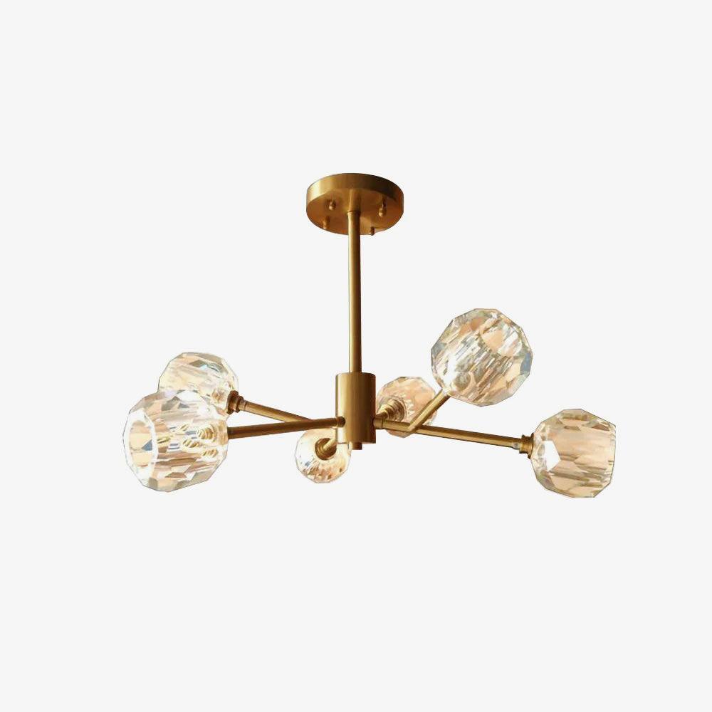 Crystal Ball Round Cluster Chandelier - Lamp Outdoor