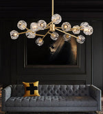 Crystal Ball Round Cluster Chandelier - Lamp Outdoor