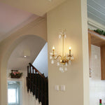 Crystal Pearl Chain Wall Lamp - Lamp Outdoor