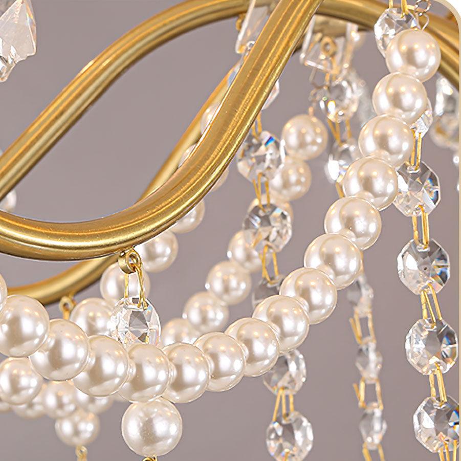 Crystal Pearl Chandelier - Lamp Outdoor