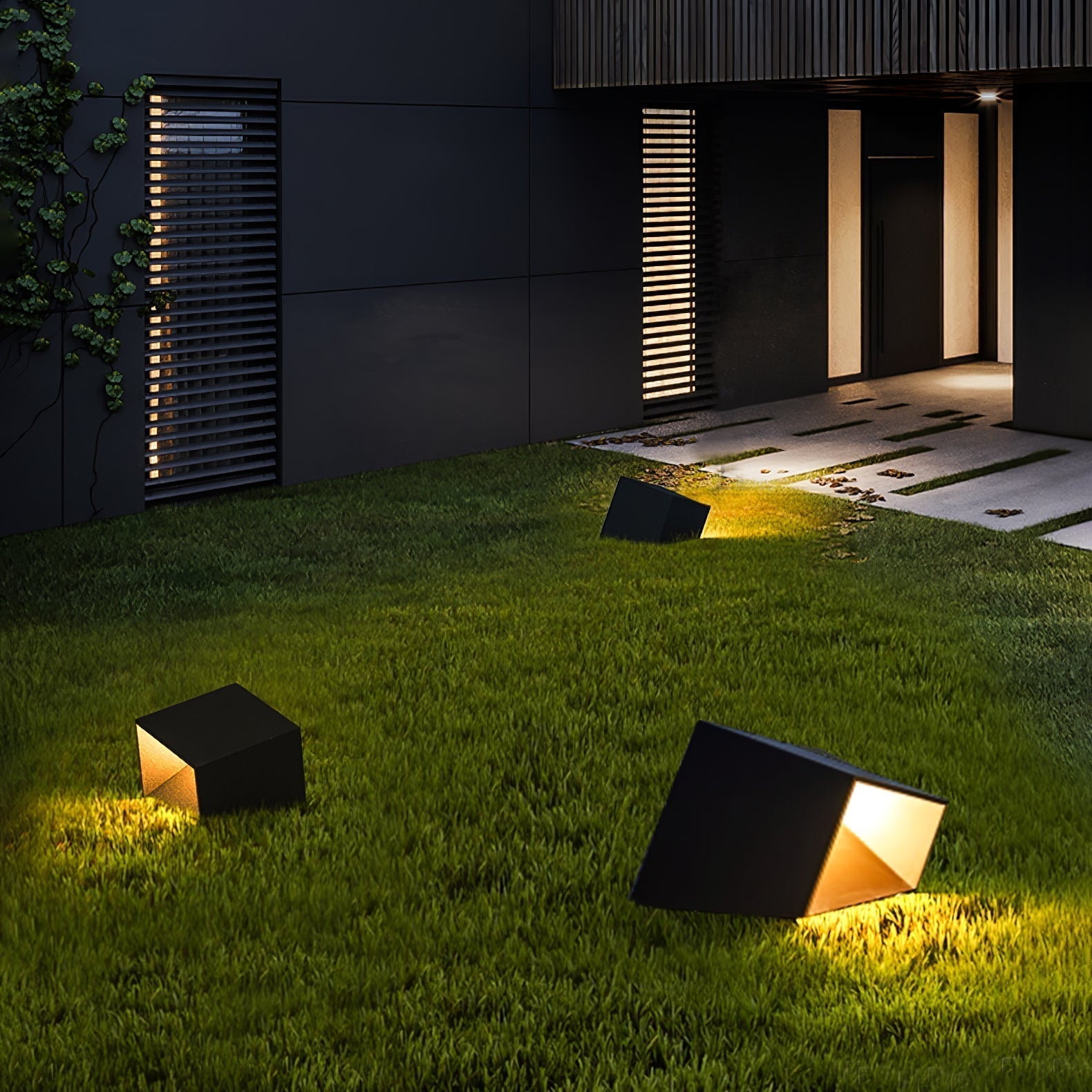 Cube Garden Solar Outdoor Light - Lamp Outdoor