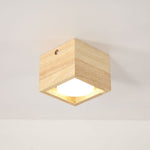 Eliza Minimalist Wood Ceiling Light - Lamp Outdoor