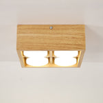 Eliza Minimalist Wood Ceiling Light - Lamp Outdoor