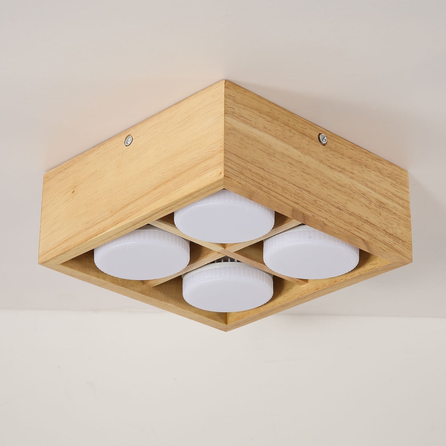 Eliza Minimalist Wood Ceiling Light - Lamp Outdoor