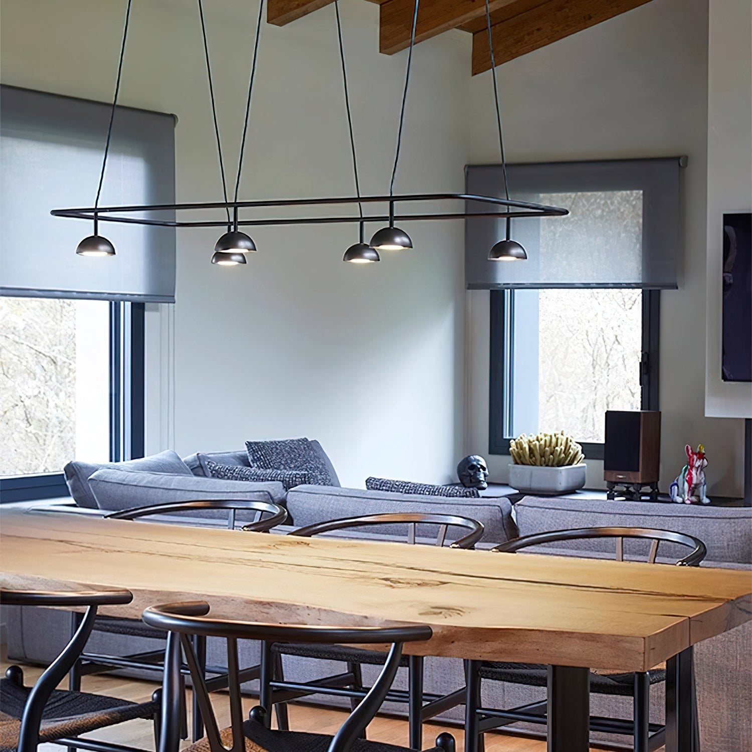 Aurora Chandelier LED Sleek - Lamp Outdoor