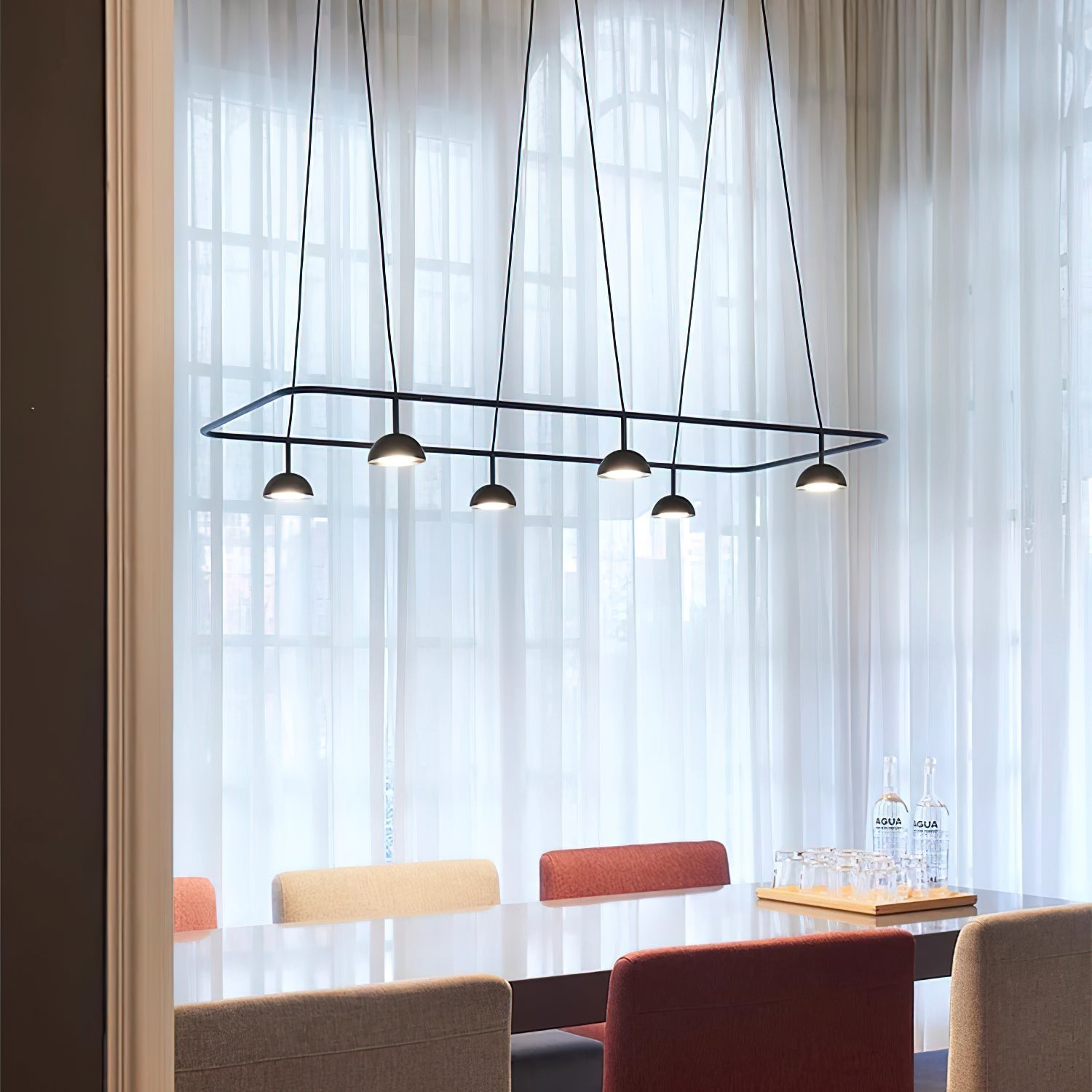 Aurora Chandelier LED Sleek - Lamp Outdoor