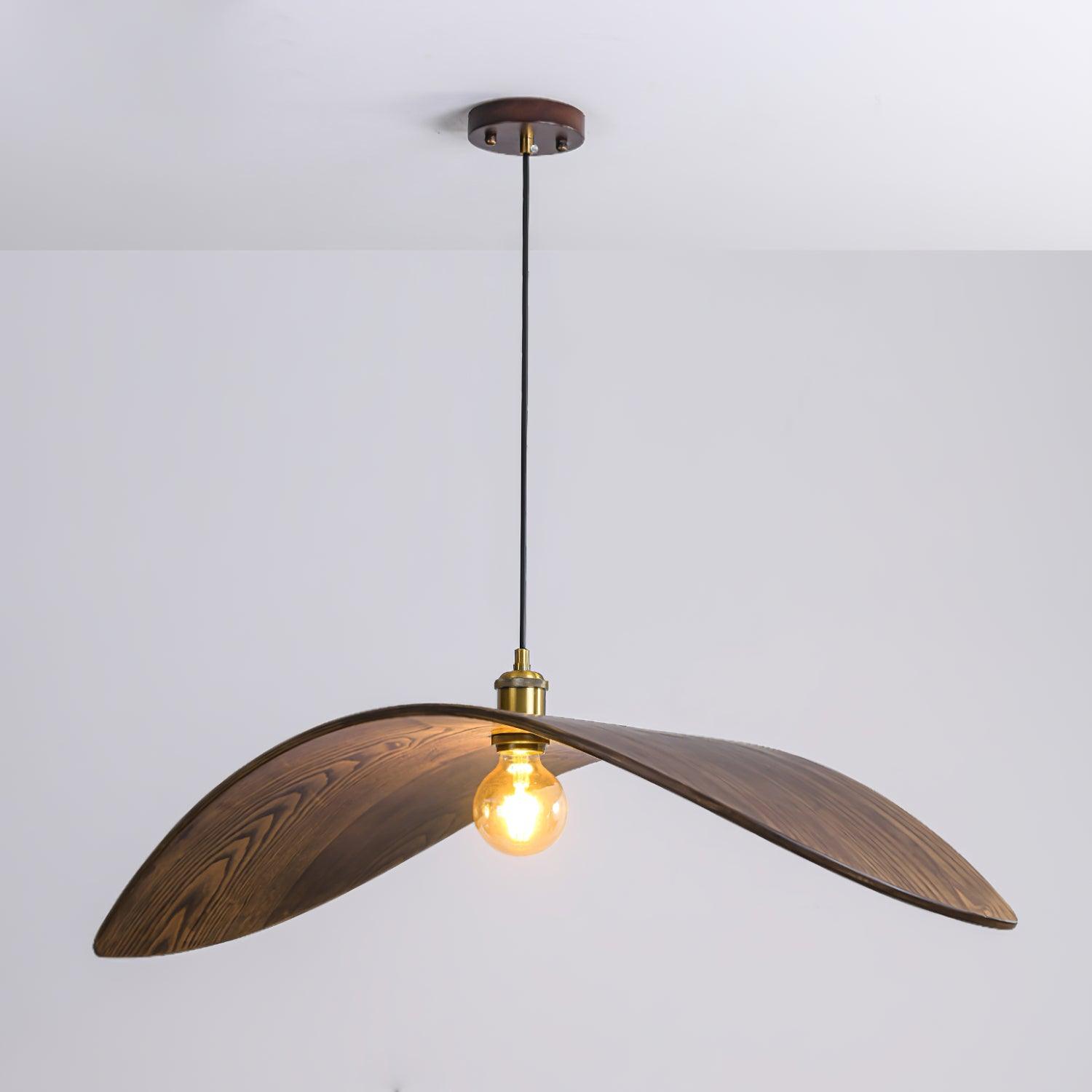 Curve Wooden Pendant Lamp - Lamp Outdoor