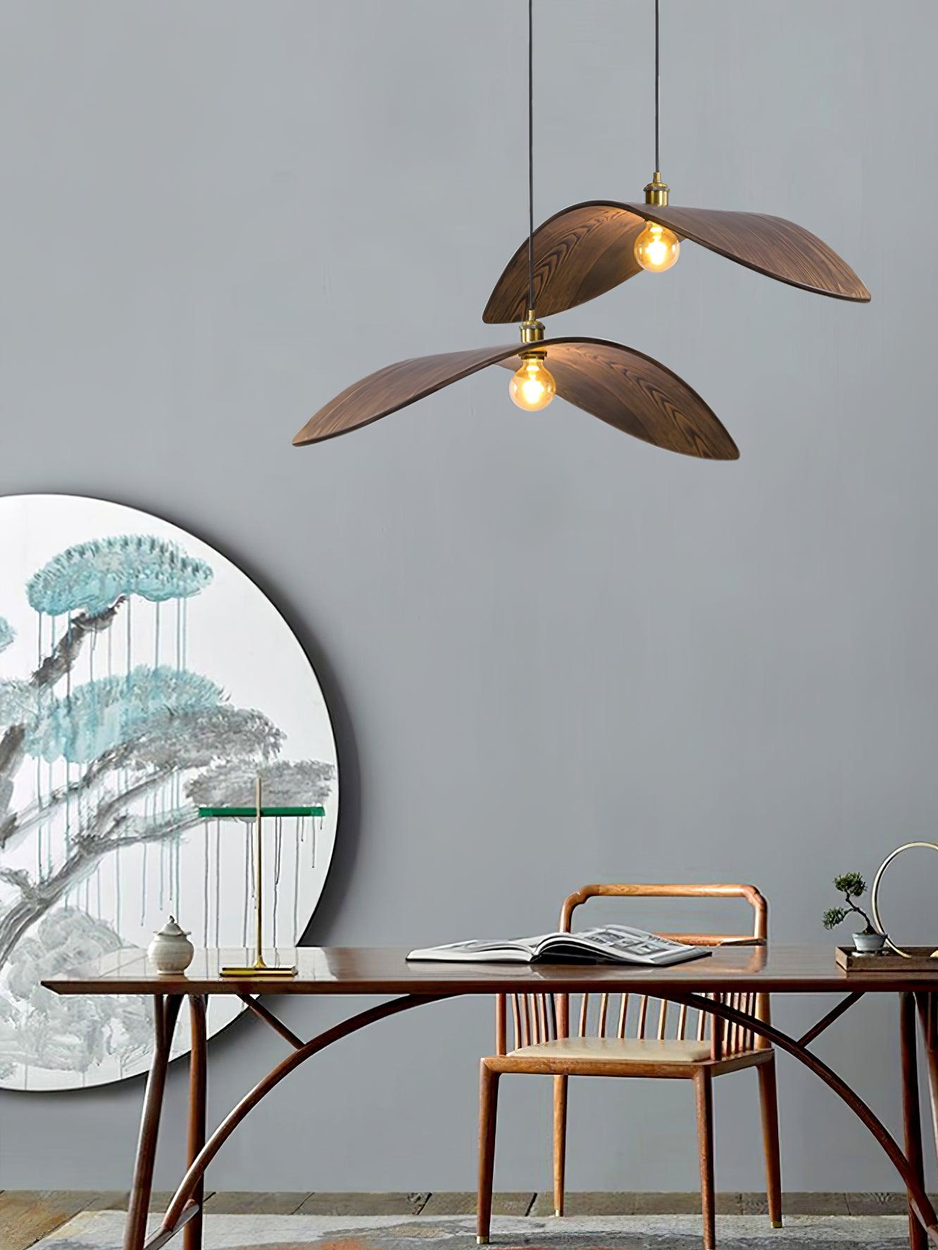 Curve Wooden Pendant Lamp - Lamp Outdoor