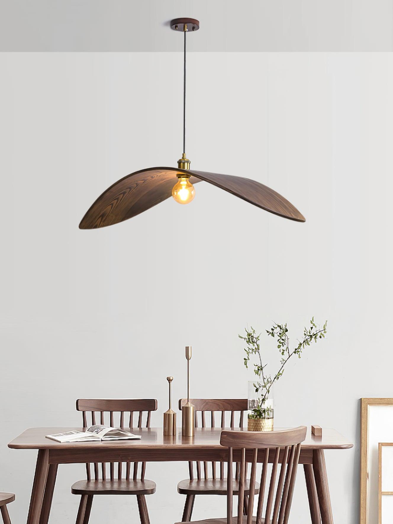 Curve Wooden Pendant Lamp - Lamp Outdoor