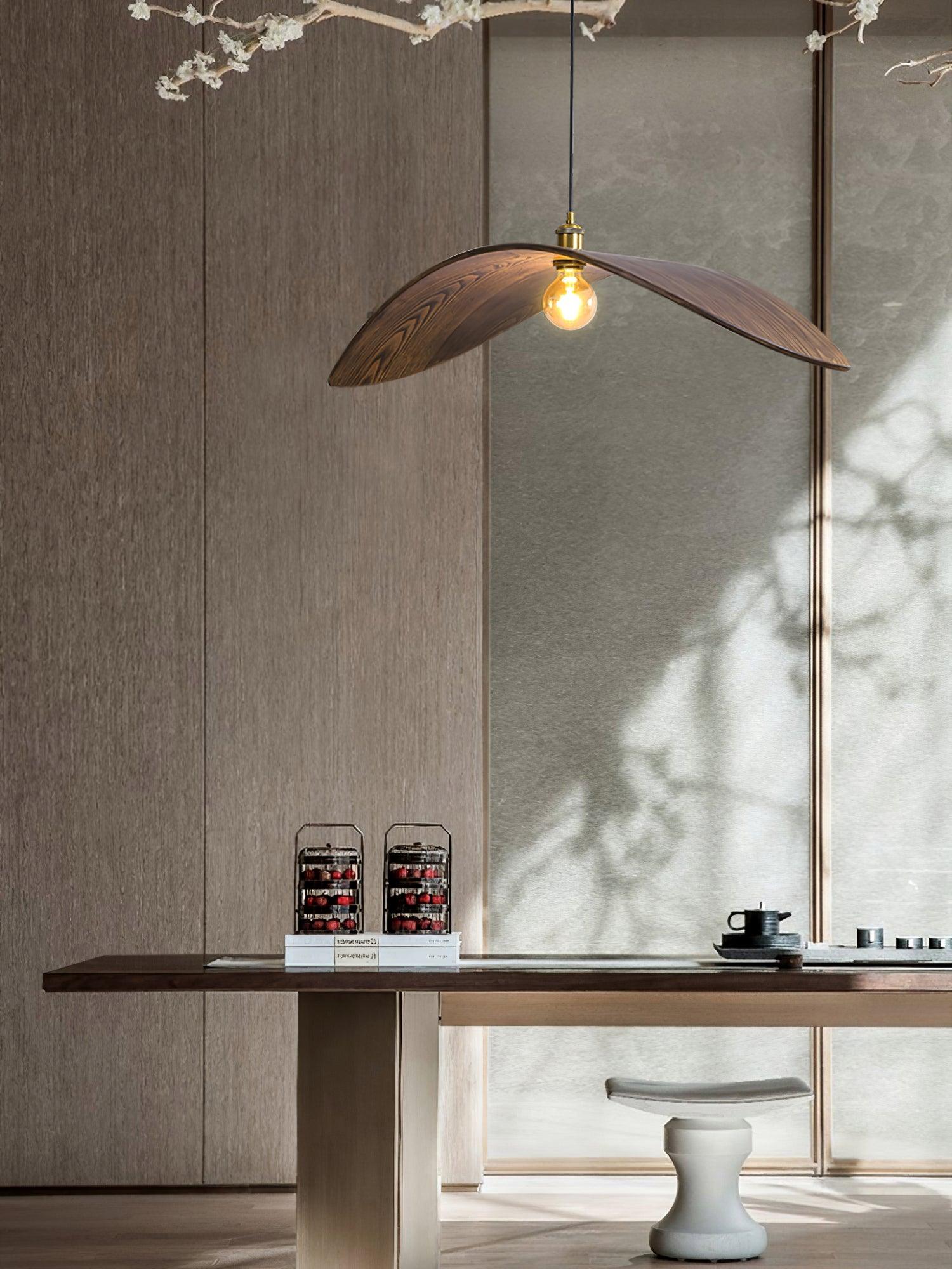 Curve Wooden Pendant Lamp - Lamp Outdoor