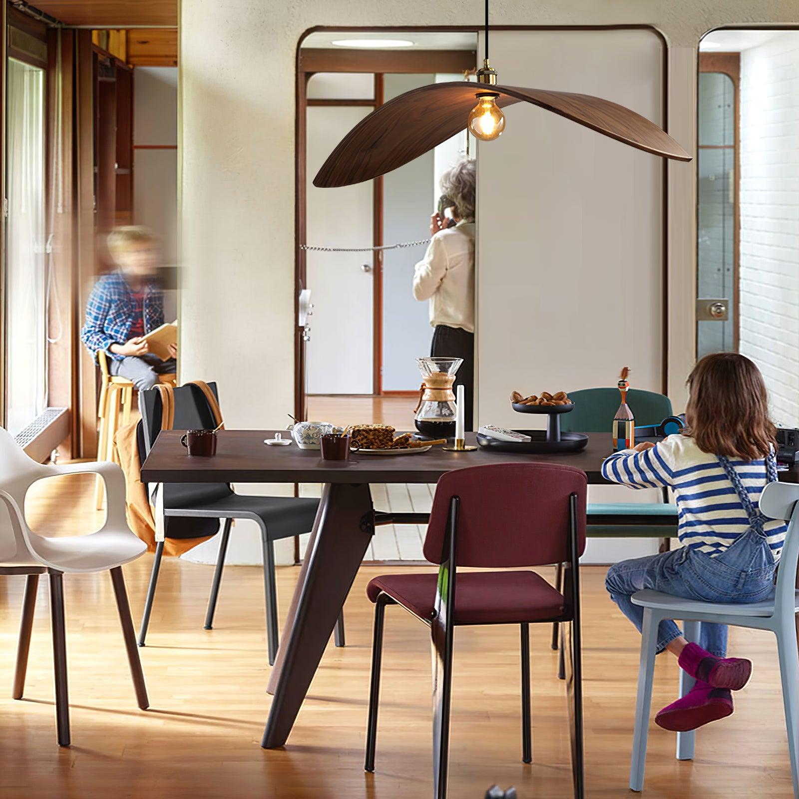 Curve Wooden Pendant Lamp - Lamp Outdoor
