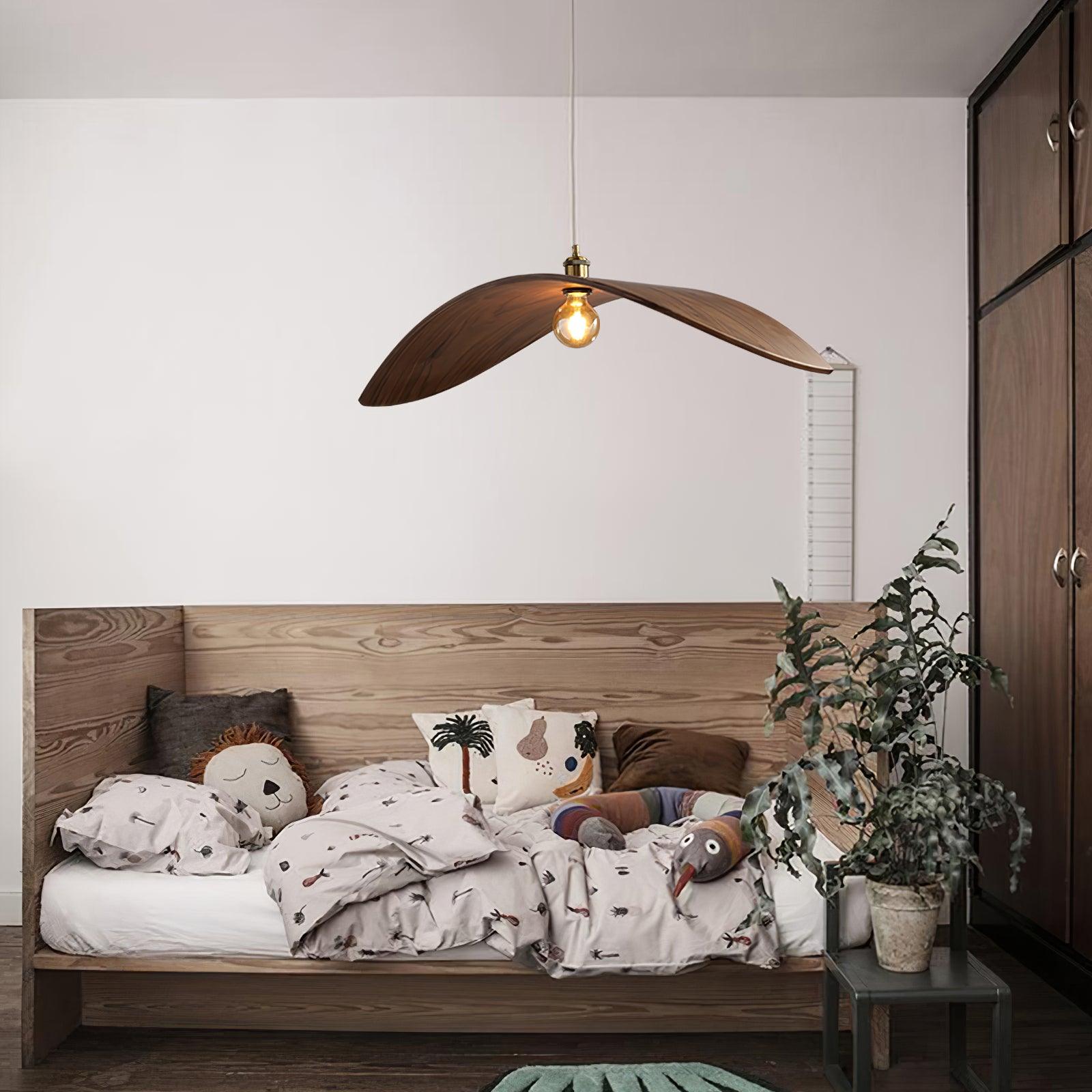 Curve Wooden Pendant Lamp - Lamp Outdoor