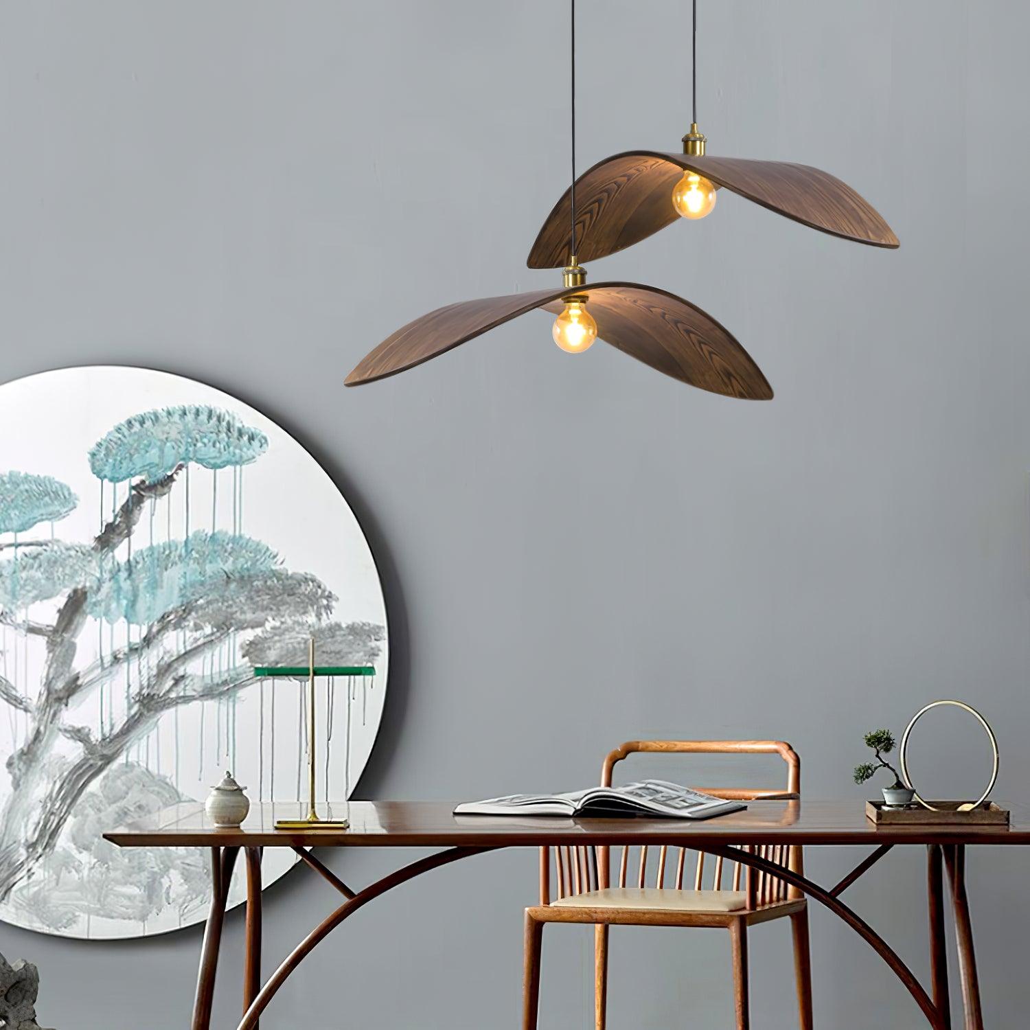 Curve Wooden Pendant Lamp - Lamp Outdoor