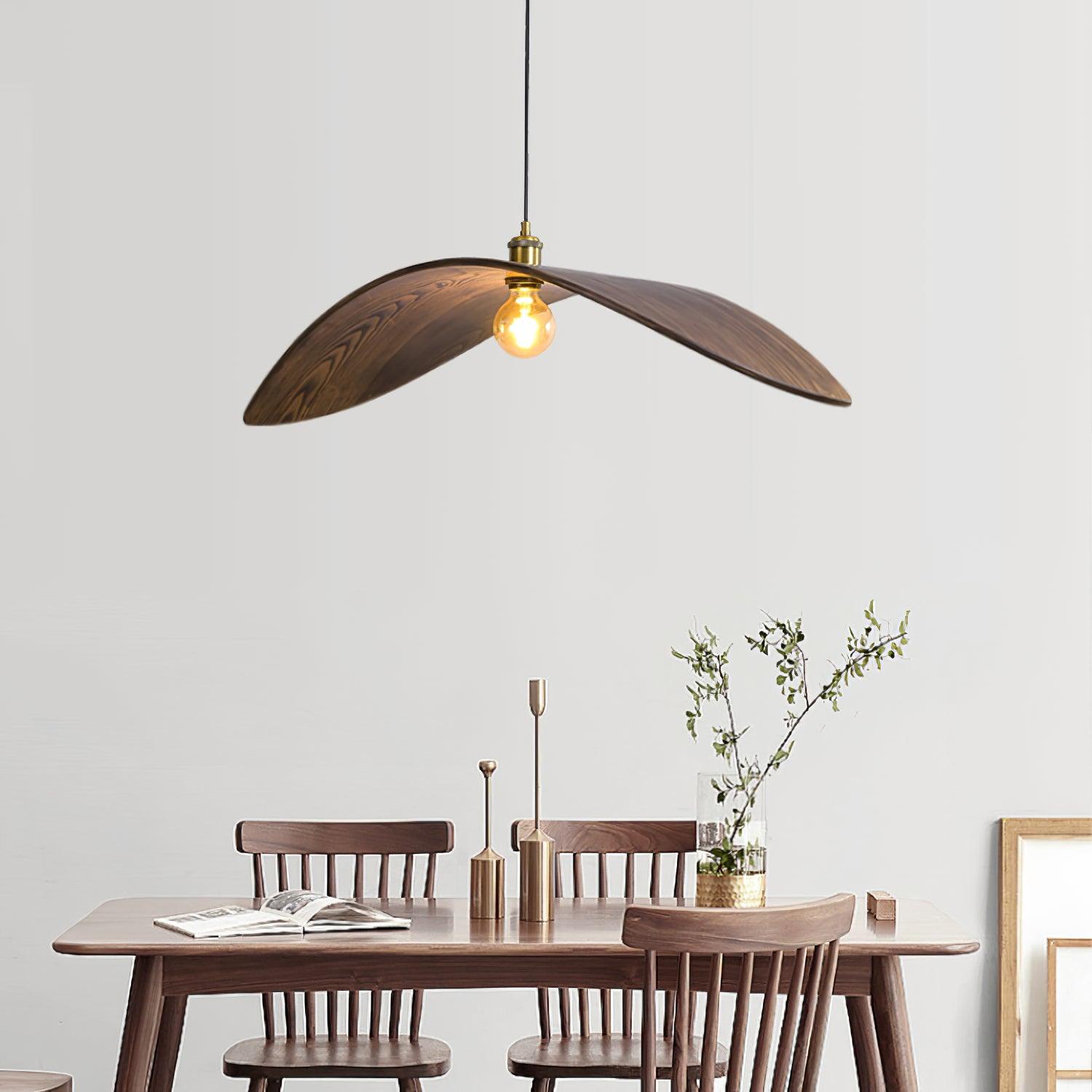 Curve Wooden Pendant Lamp - Lamp Outdoor