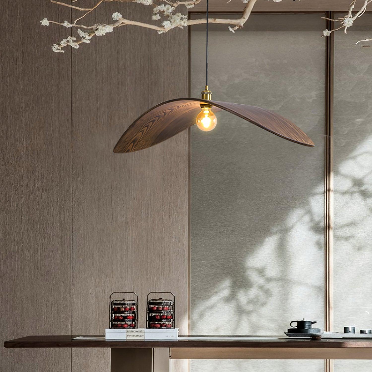 Curve Wooden Pendant Lamp - Lamp Outdoor