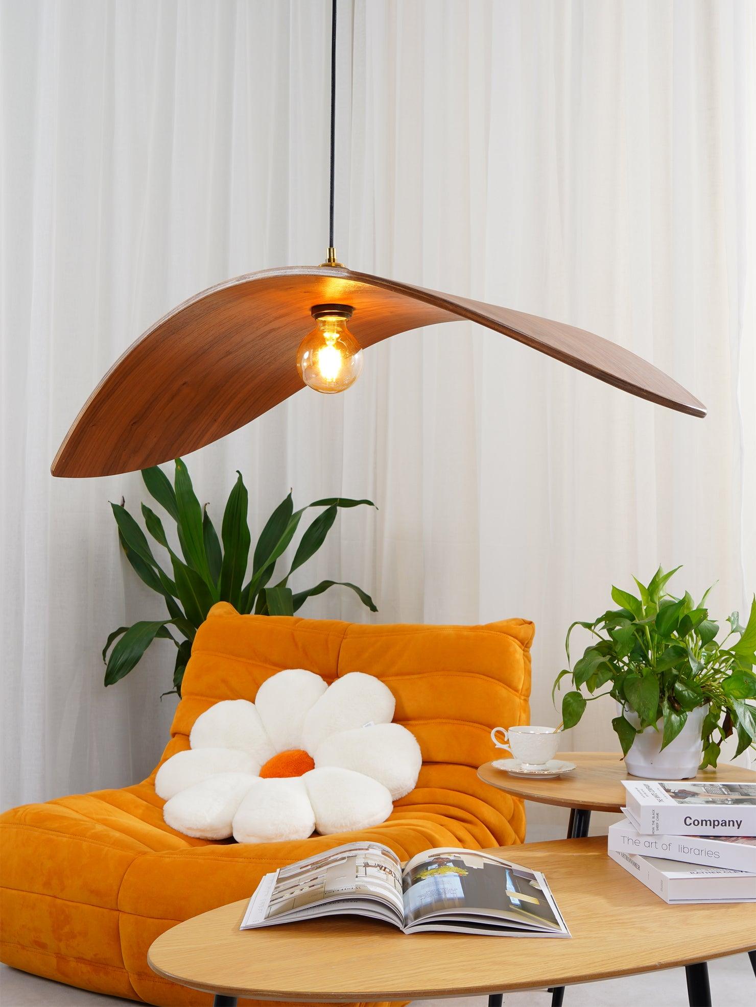 Curve Wooden Pendant Lamp - Lamp Outdoor