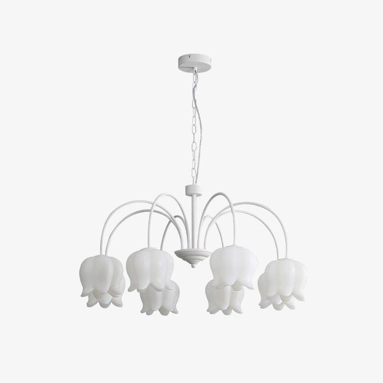 Curved Arm Bell Chandelier - Lamp Outdoor