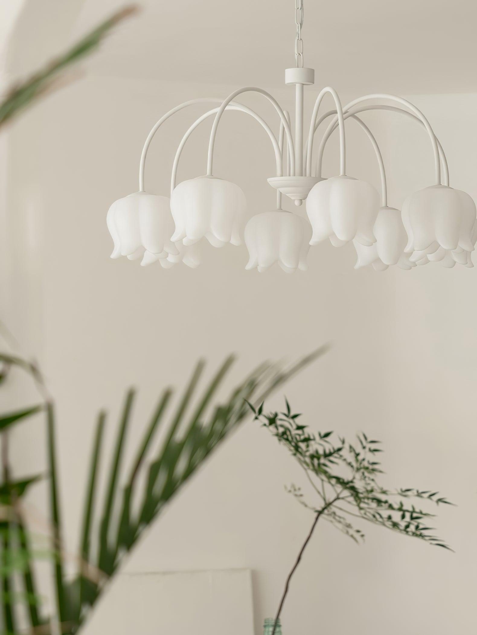 Curved Arm Bell Chandelier - Lamp Outdoor