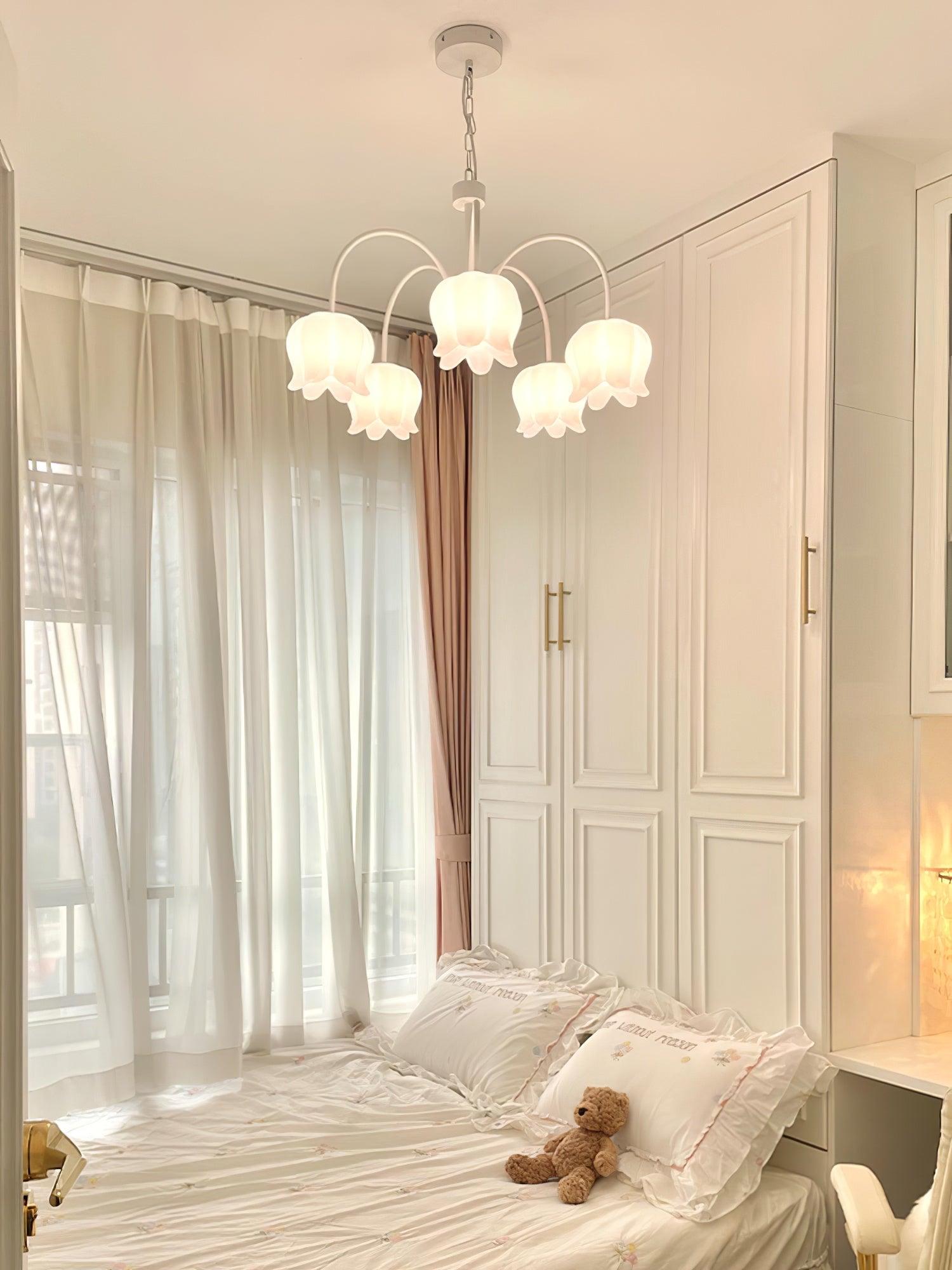 Curved Arm Bell Chandelier - Lamp Outdoor