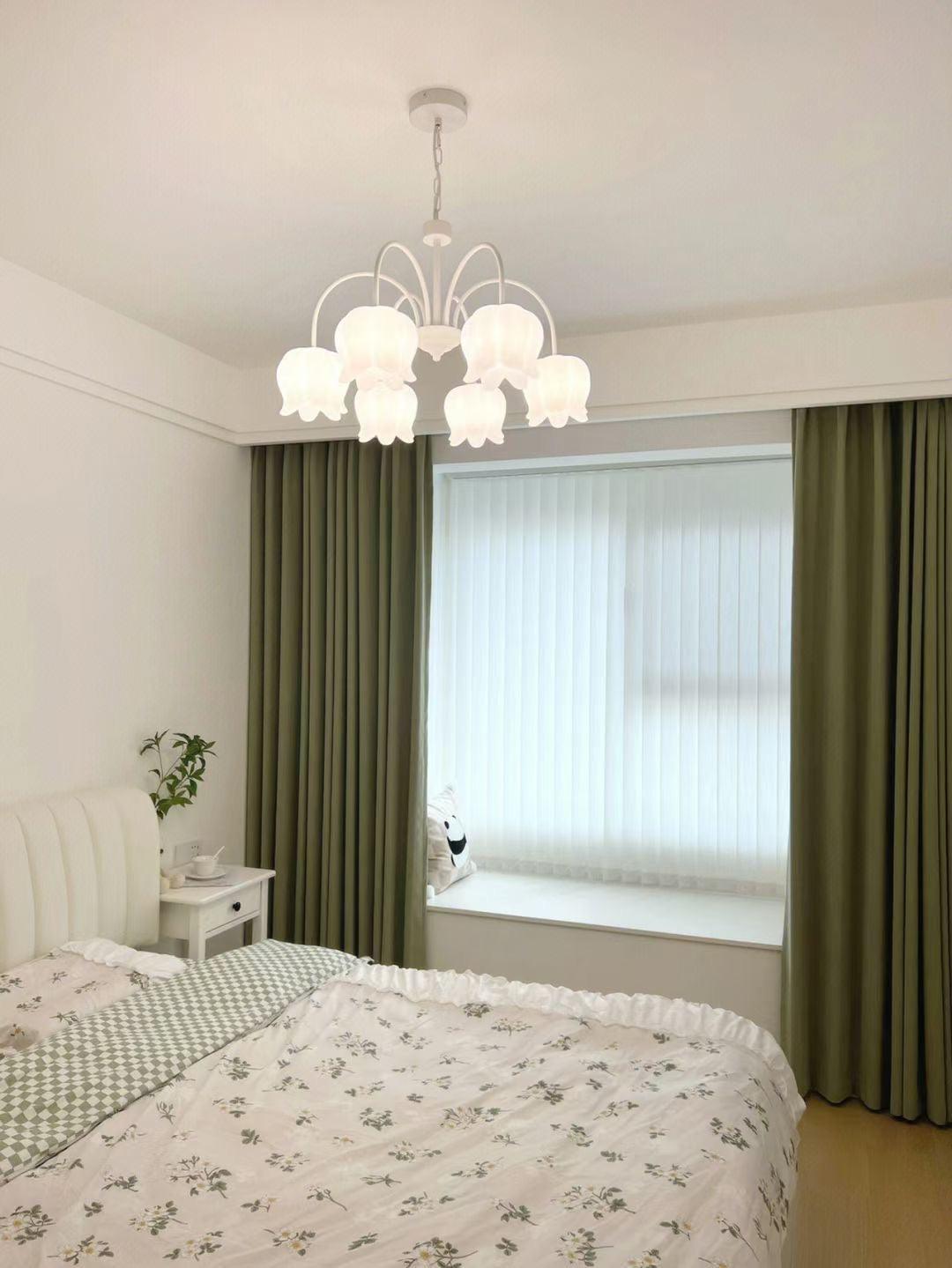 Curved Arm Bell Chandelier - Lamp Outdoor