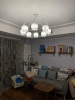 Curved Arm Bell Chandelier - Lamp Outdoor