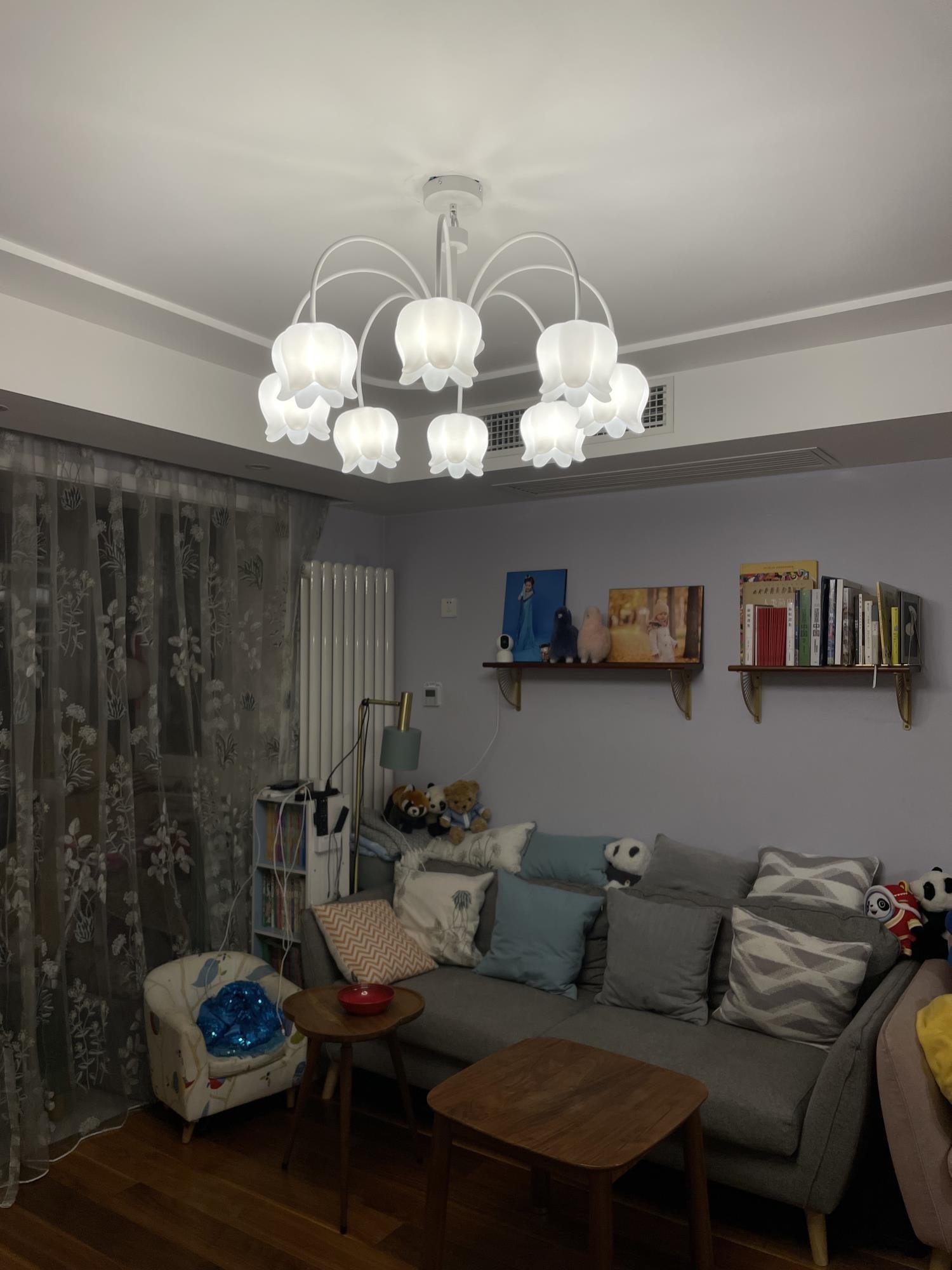 Curved Arm Bell Chandelier - Lamp Outdoor