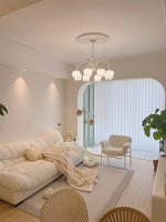 Curved Arm Bell Chandelier - Lamp Outdoor