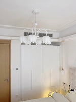 Curved Arm Bell Chandelier - Lamp Outdoor