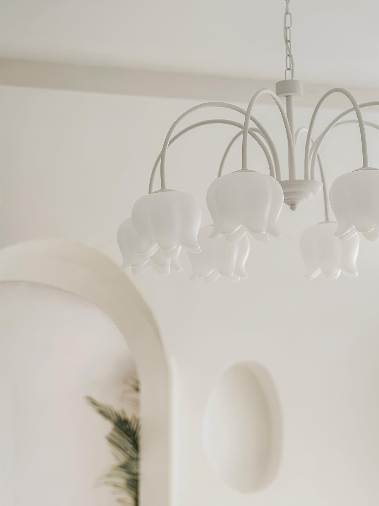 Curved Arm Bell Chandelier - Lamp Outdoor