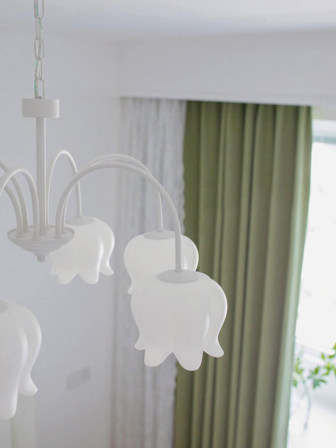 Curved Arm Bell Chandelier - Lamp Outdoor