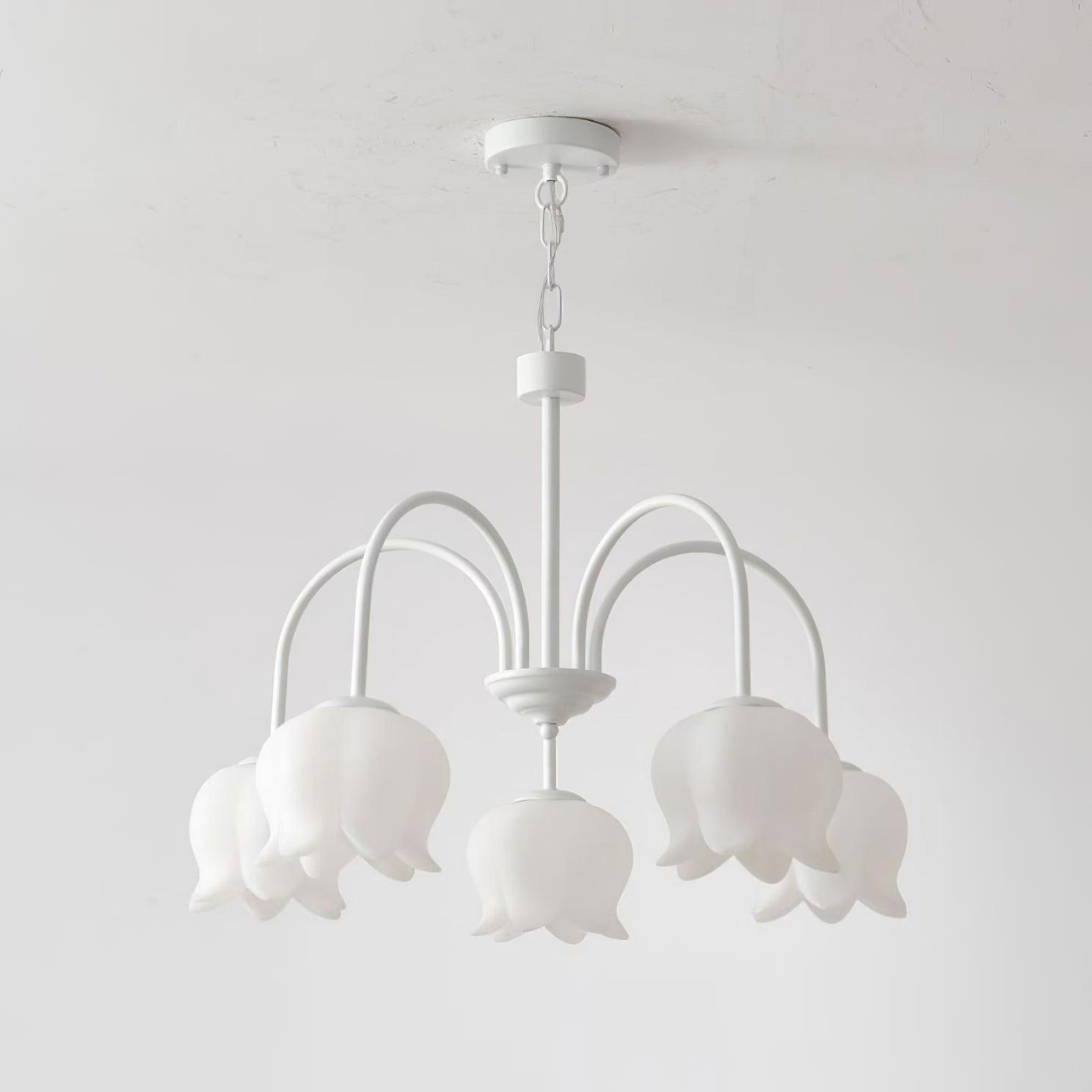Curved Arm Bell Chandelier - Lamp Outdoor