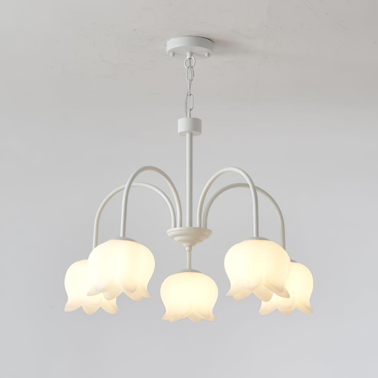 Curved Arm Bell Chandelier - Lamp Outdoor